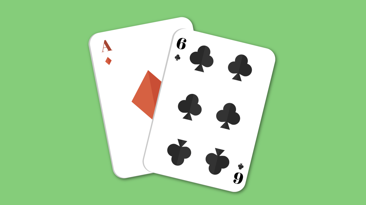 A soft 17 in blackjack