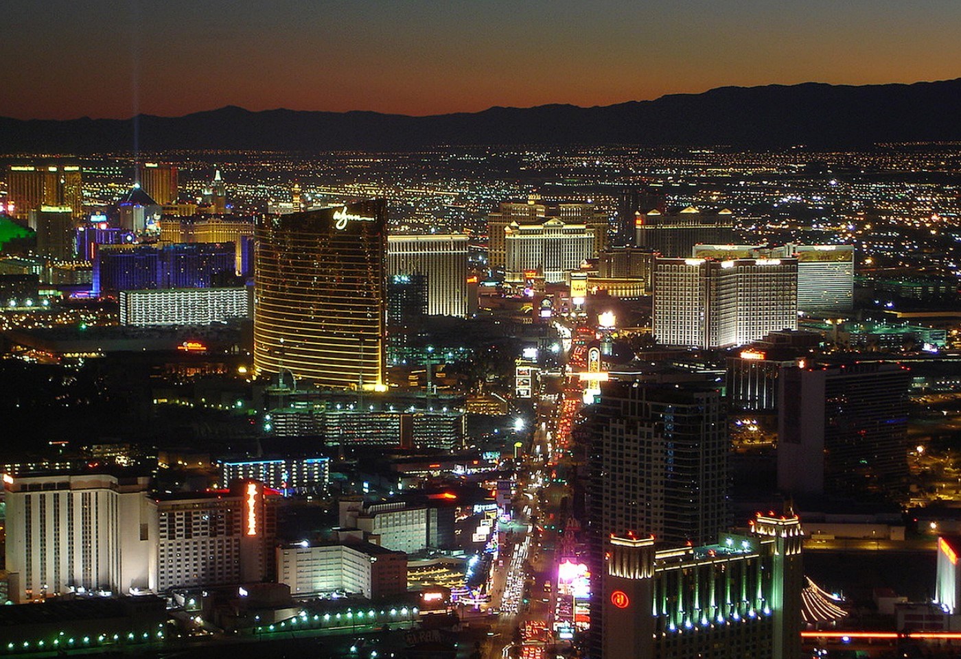 Las Vegas Strip bei Nacht