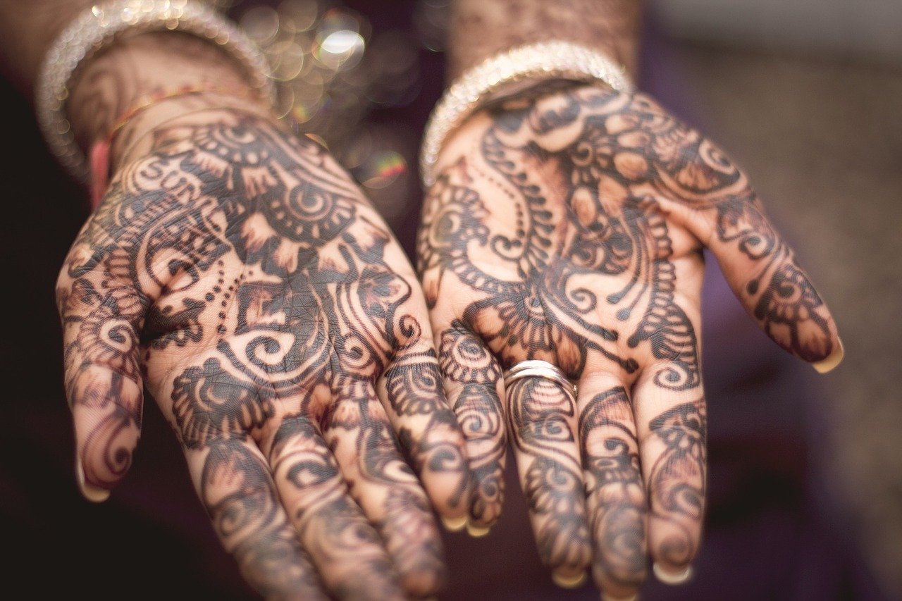 Indien Hennahaende 