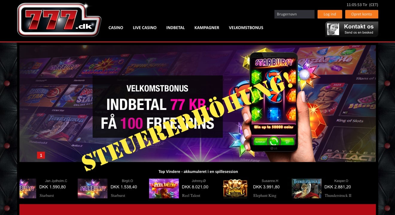 Online Casino Dänemark Steuererhöhung