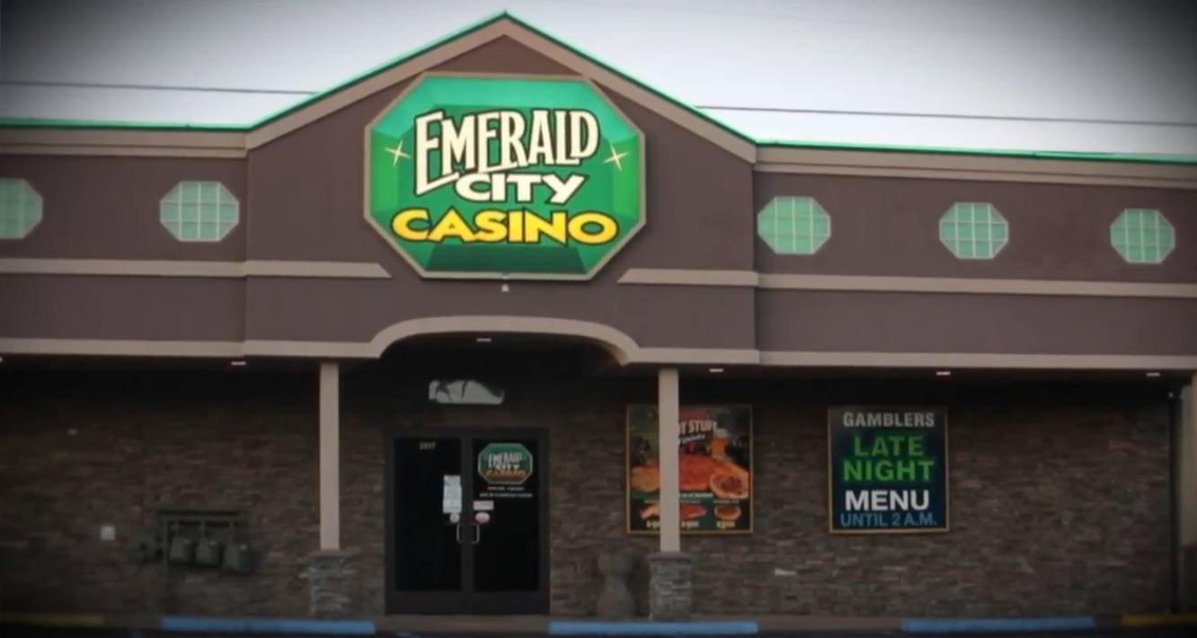 Emerald City Casino, Gebäude, Schild