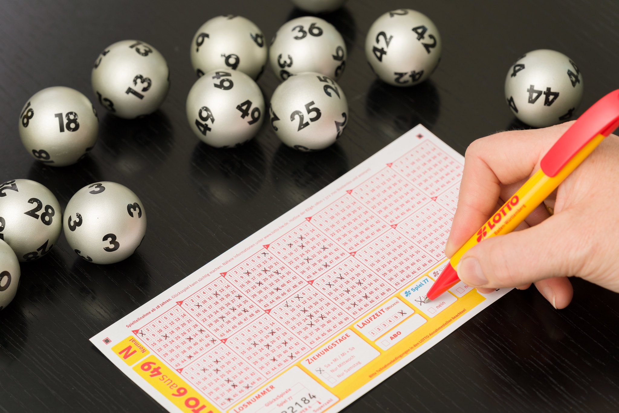 Lotto, Lottoschein, Lotto 6aus49