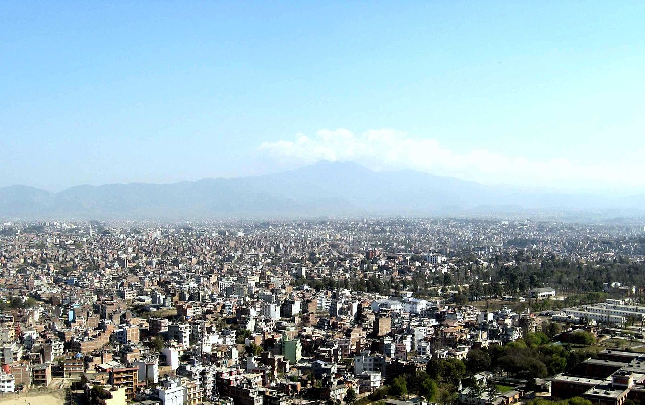 Blick auf Kathmandu