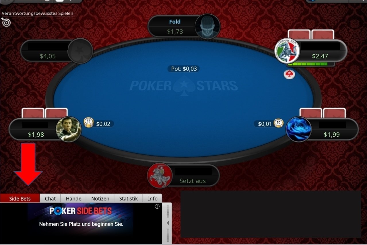 Pokertisch, Online Poker