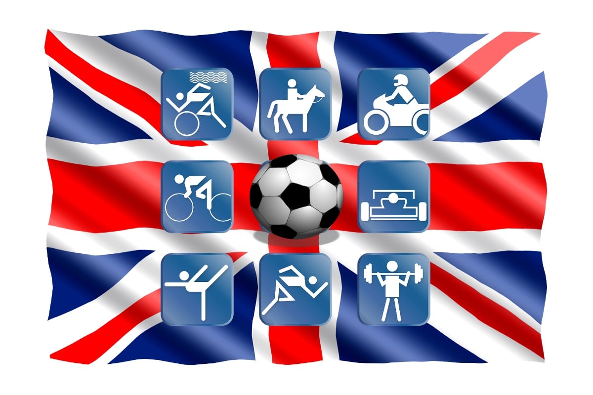 Sport, Fahne Großbritannien