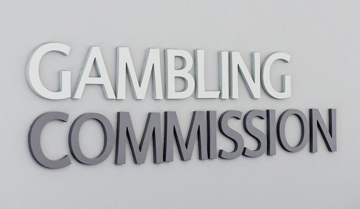 Schild UK Gambling Commission 