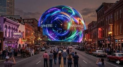 NASH SPHERE SKYLINE? Sphere Reportedly in Talks for a Nashville Debut