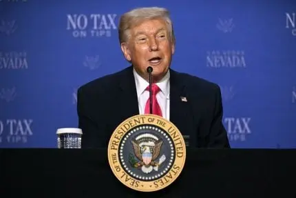 President Donald Trump Credits Las Vegas Waitress for 'No Tax on Tips' Idea