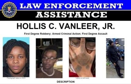 FBI Offers Reward for Fugitive Suspect in $1.3 Million Missouri Casino Heist