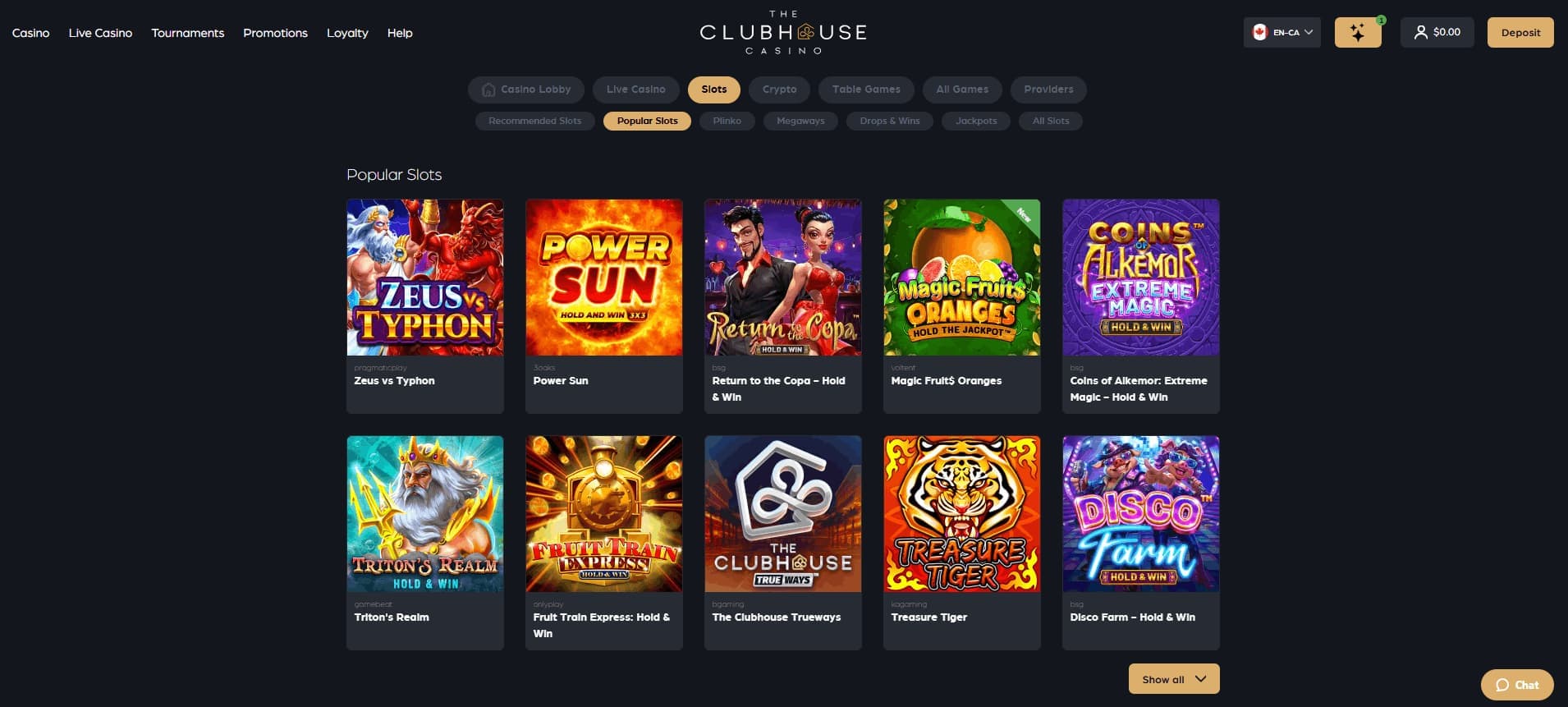 The Clubhouse Casino Screenshot 2026-03-09 102344 (1)