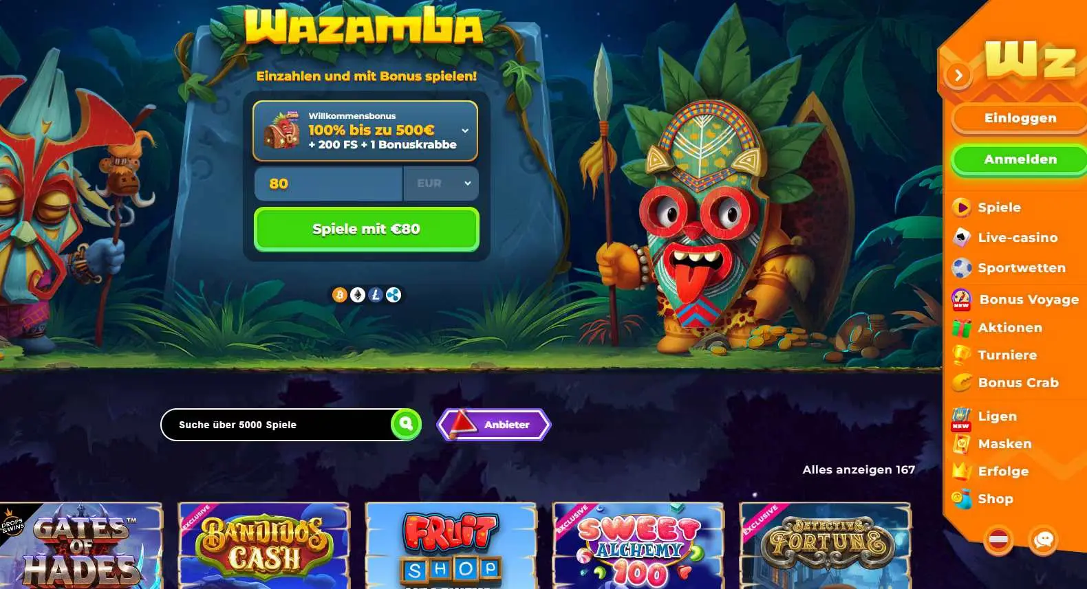 wazamba-casino-spiele