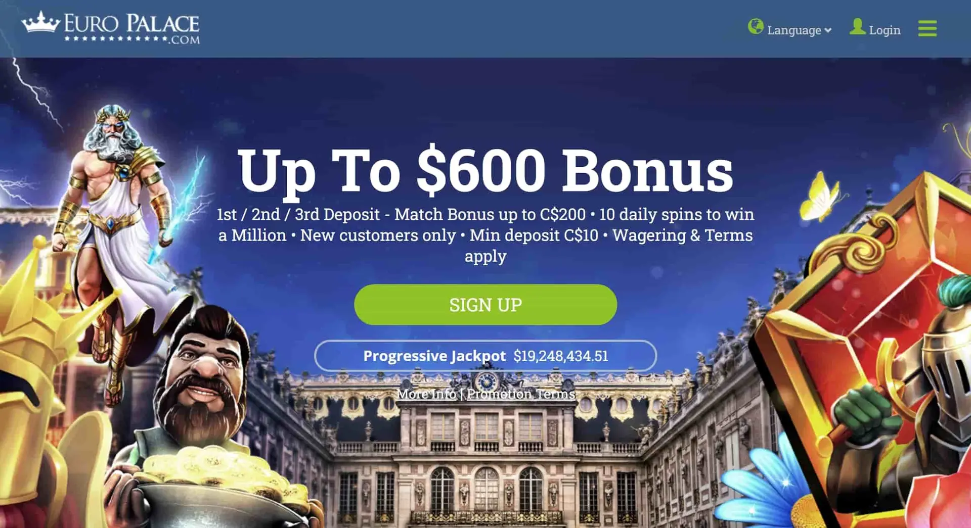 Euro Palace Canada welcome bonus.jpg