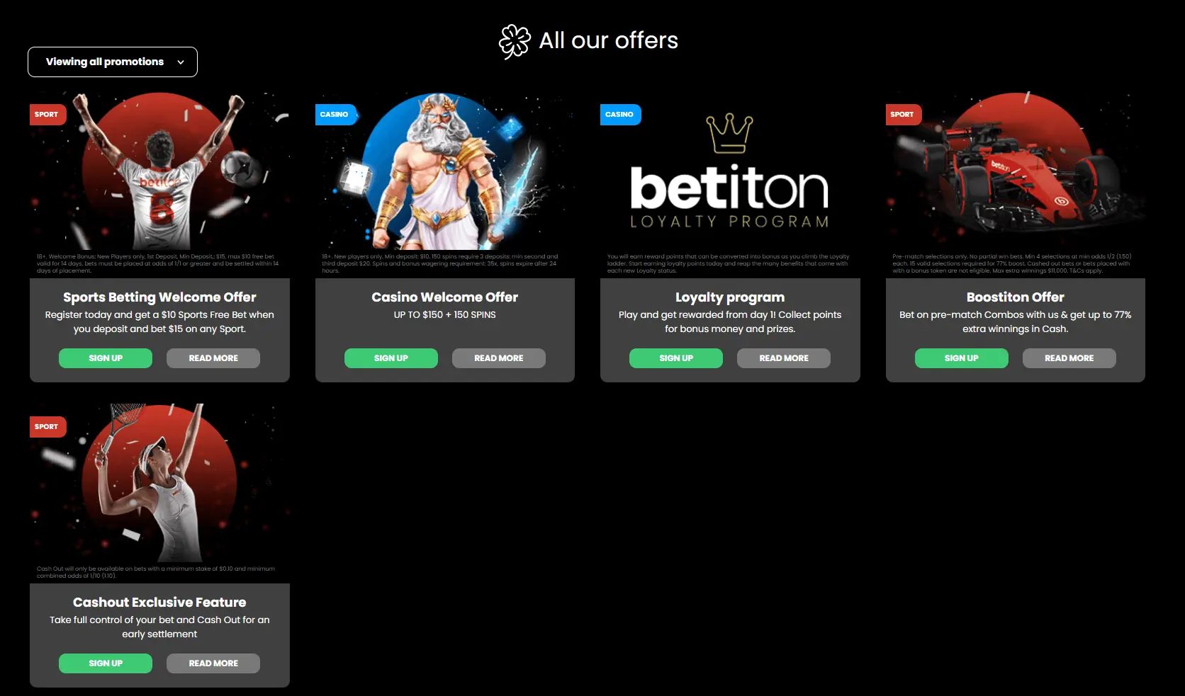 Betiton Promotions