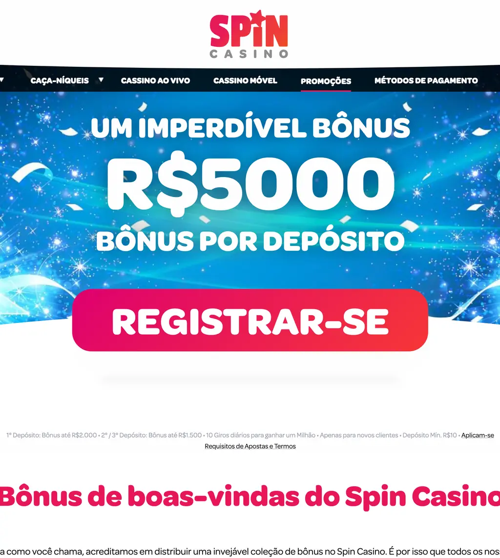 Spin Casino Bonus pt-br
