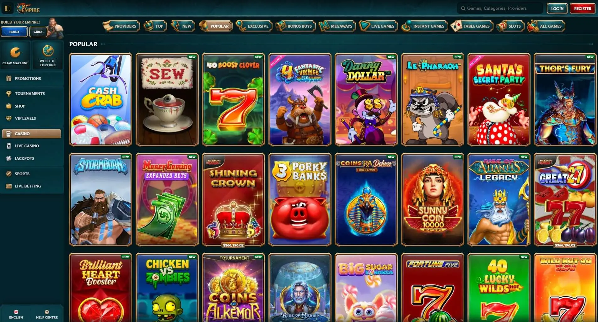 My Empire popular games