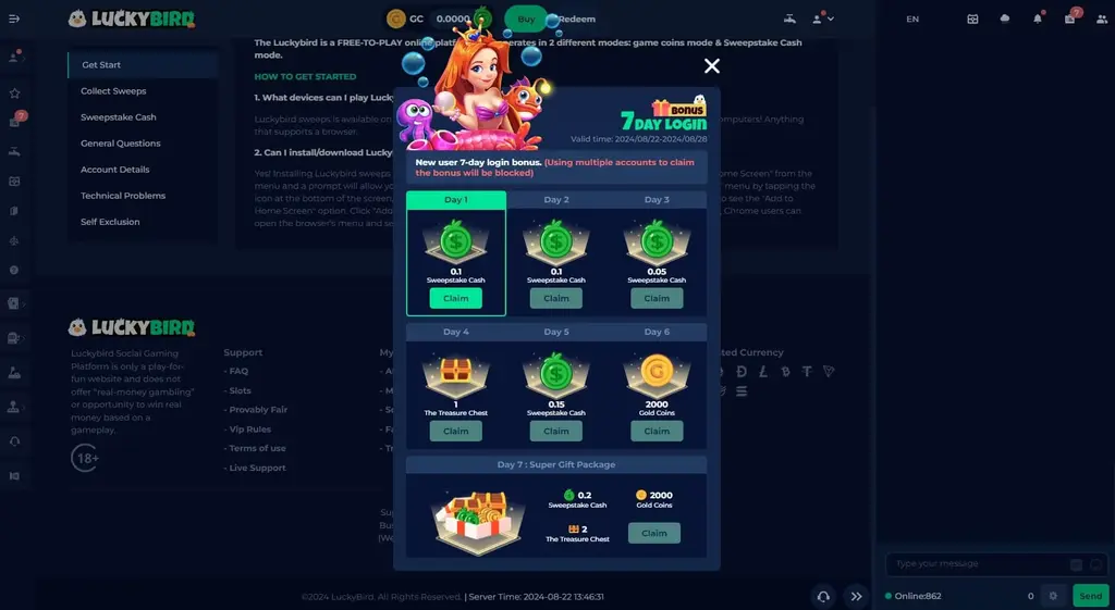 LuckyBird Login Bonus.jpg