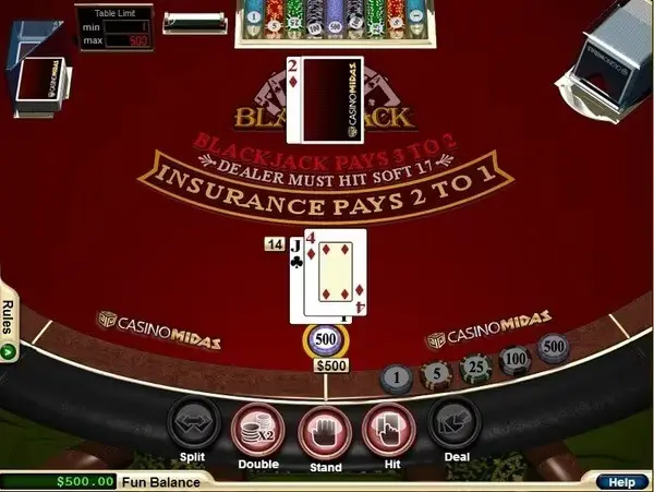 In-Game Play - Blackjack Thumbnail