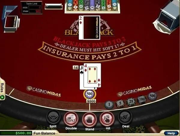 In-Game Play - Blackjack Thumbnail
