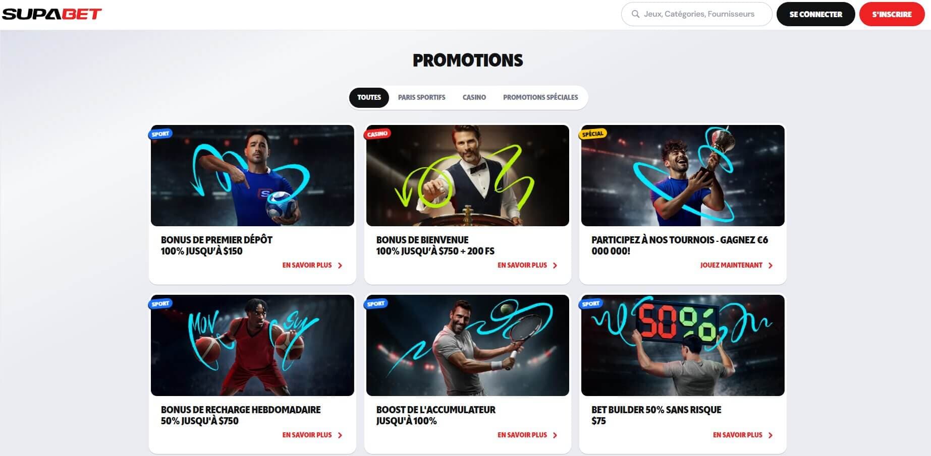 Promotions Supabet