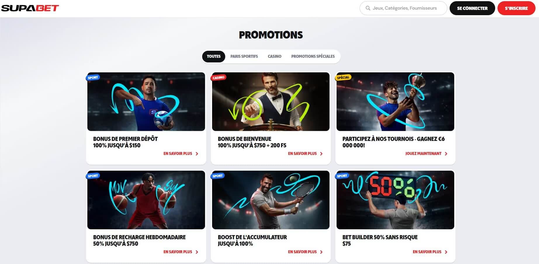 Promotions Supabet