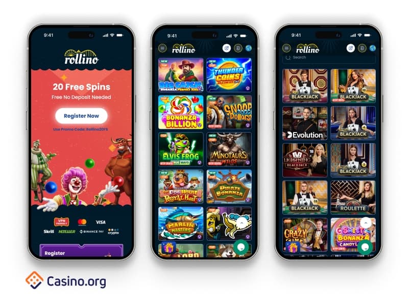 Spillbilder fra Lucky Spins Casino