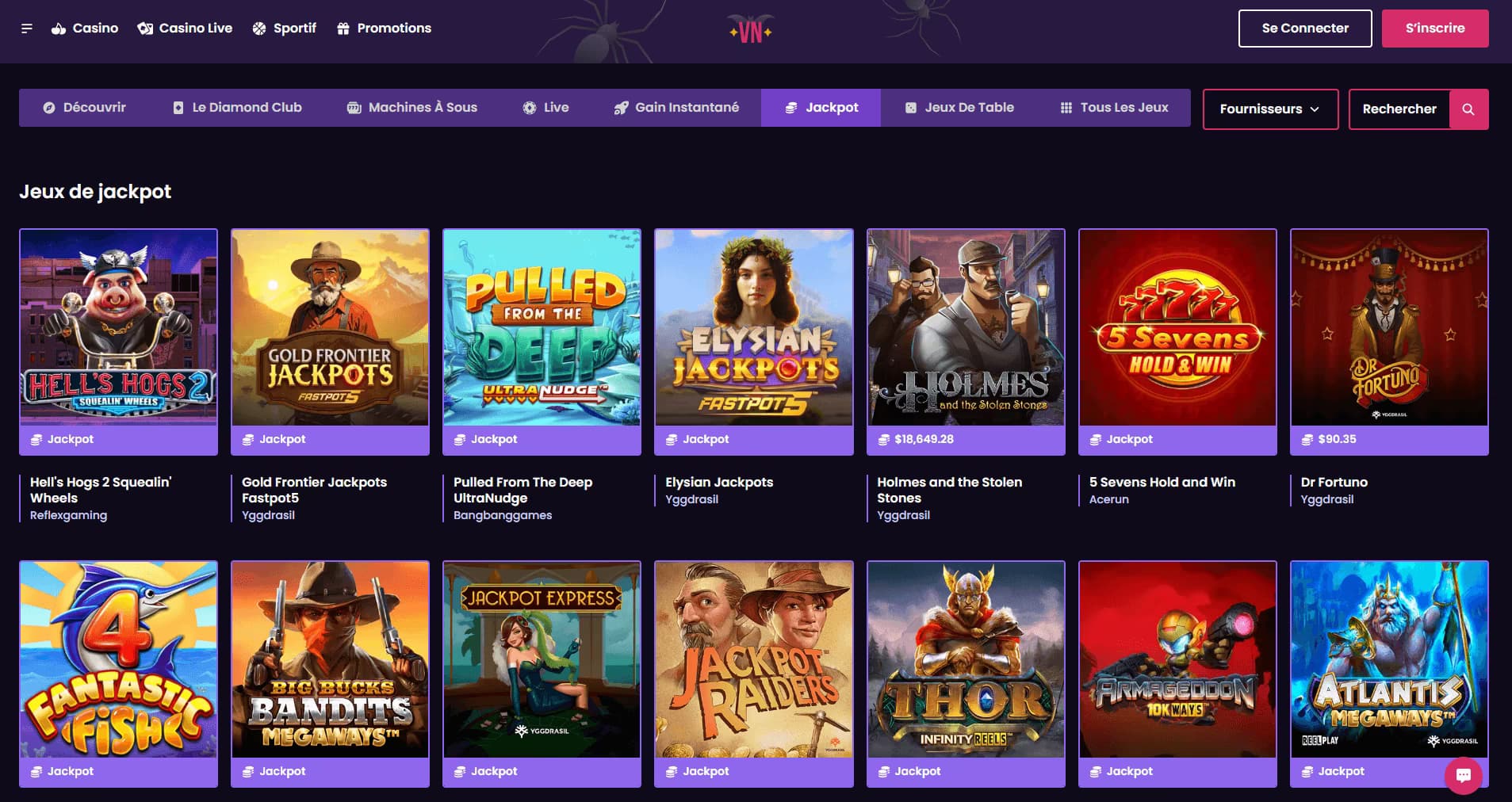 Vegas Now - jackpots