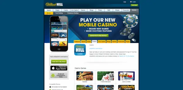 William hill mobile