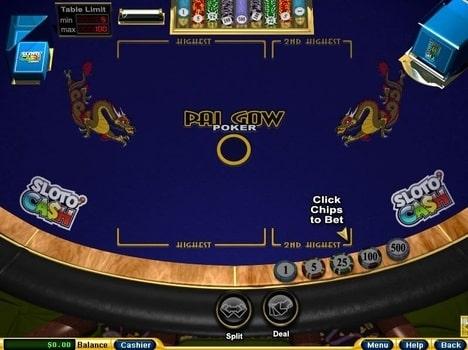 Pai gow View - Slotocash Casino