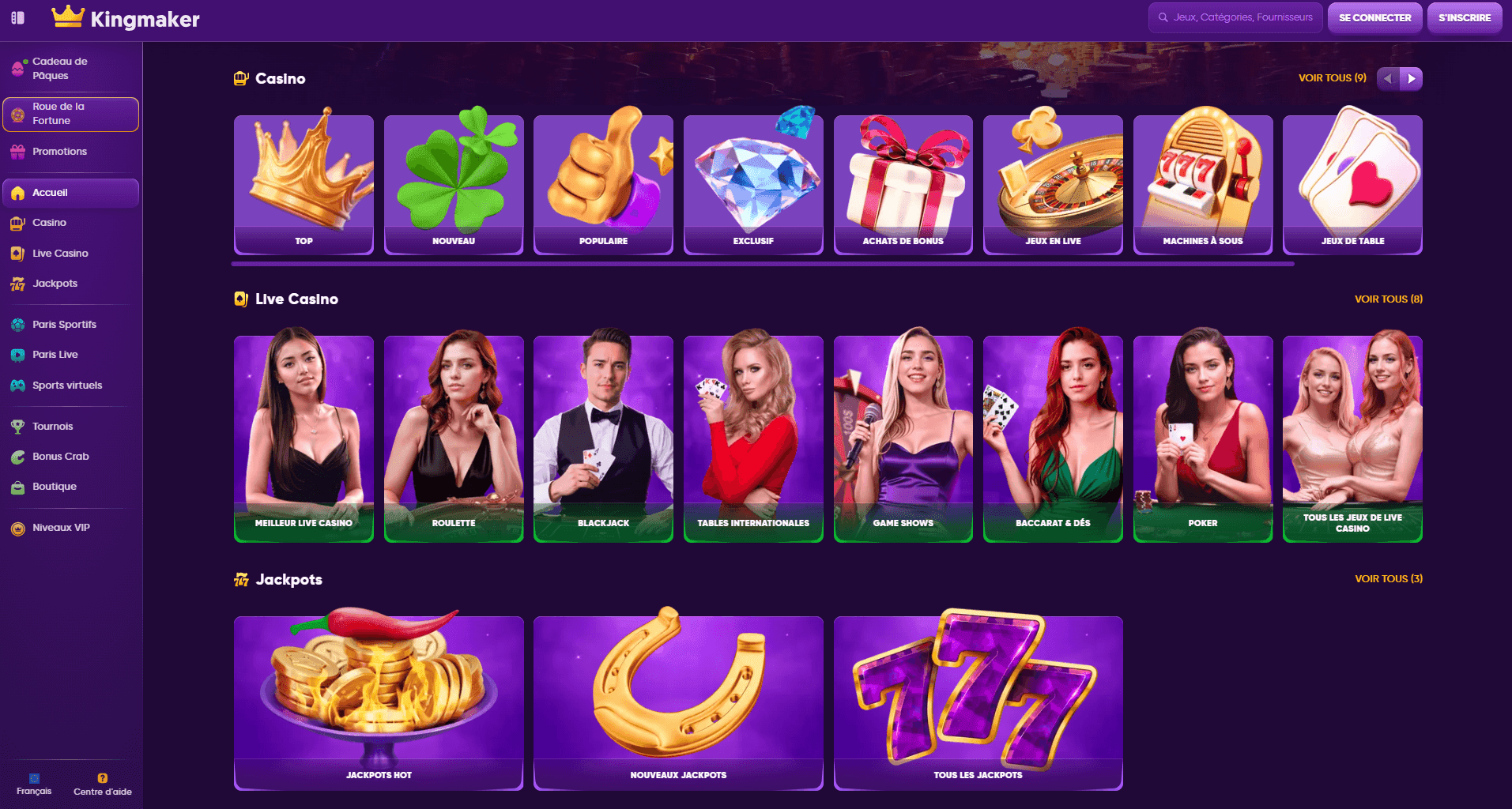 Kingmaker Home Page