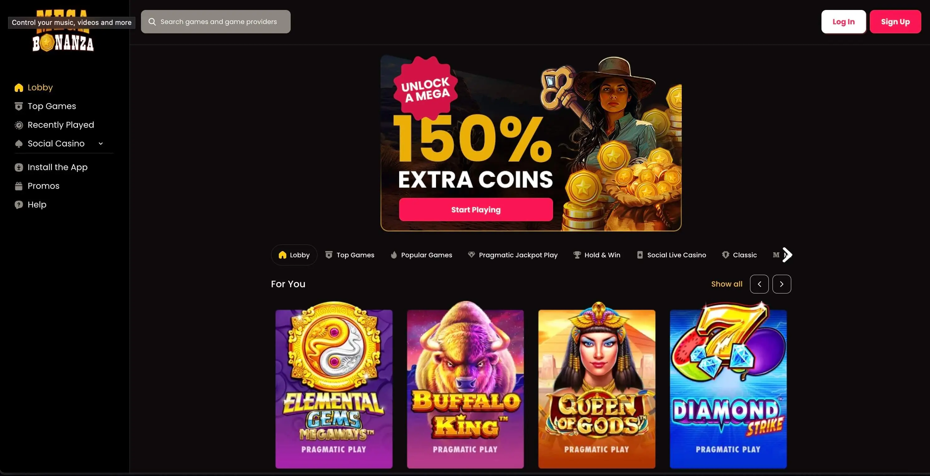 Mega Bonanza screenshot 1