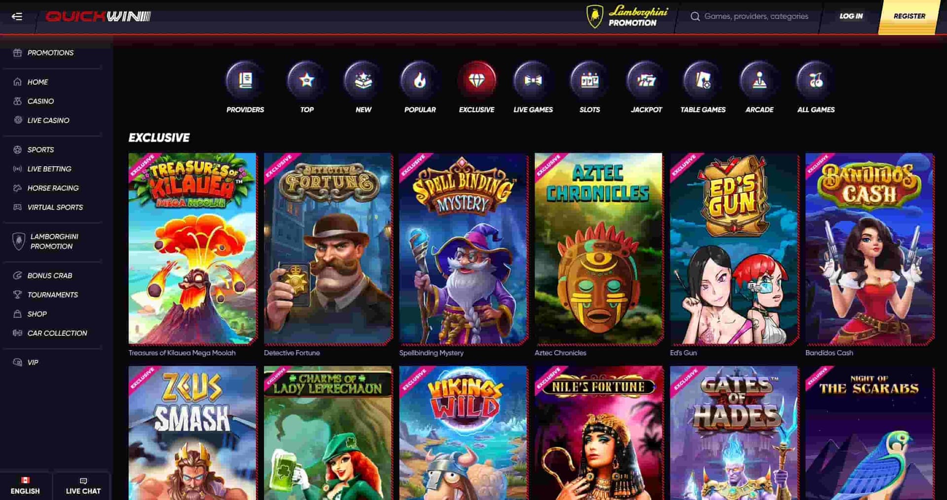 QuickWin Casino Games