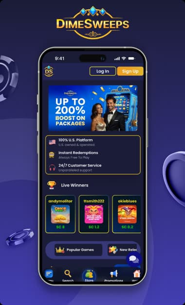 dimesweeps sweepstakes casino
