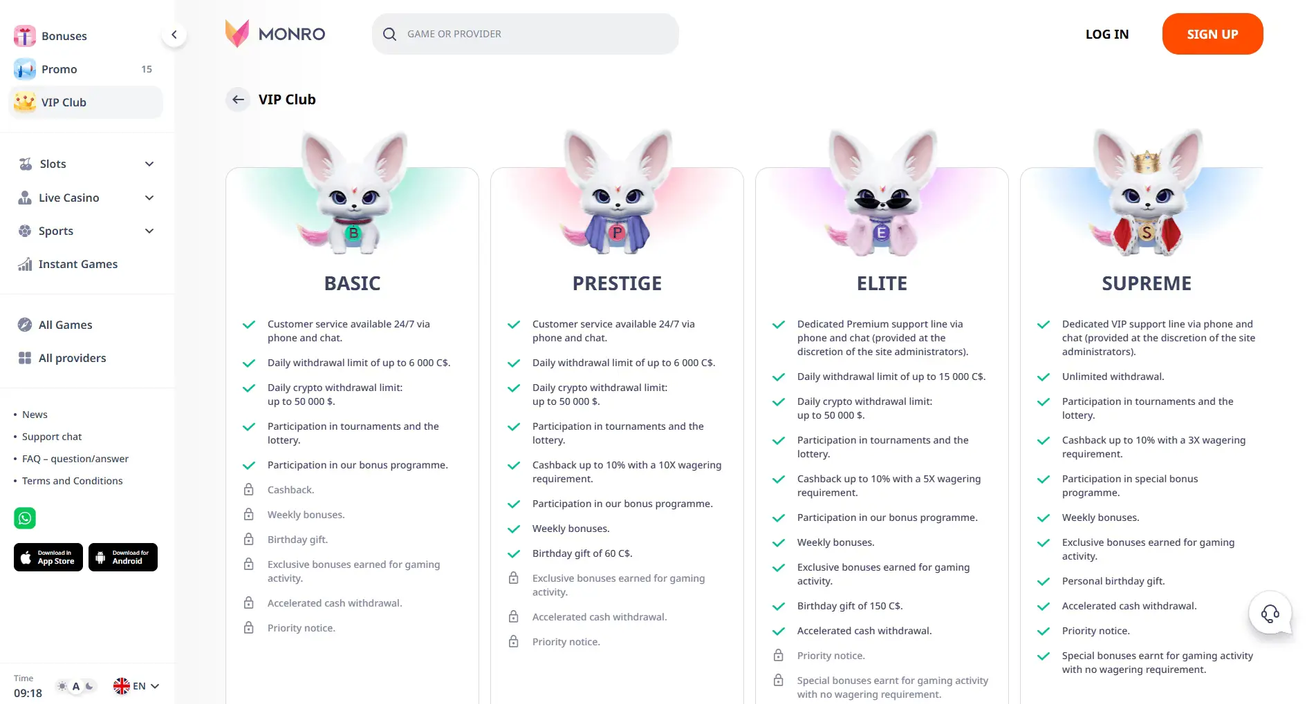 Monro VIP club.png