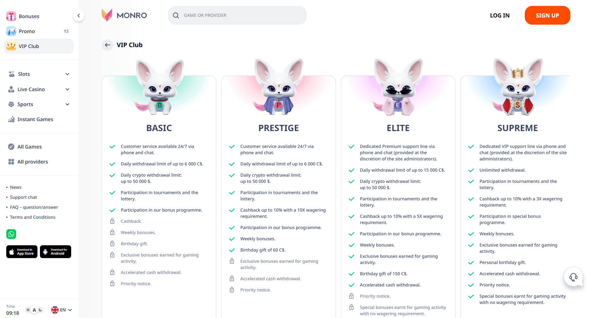 Monro VIP club.png