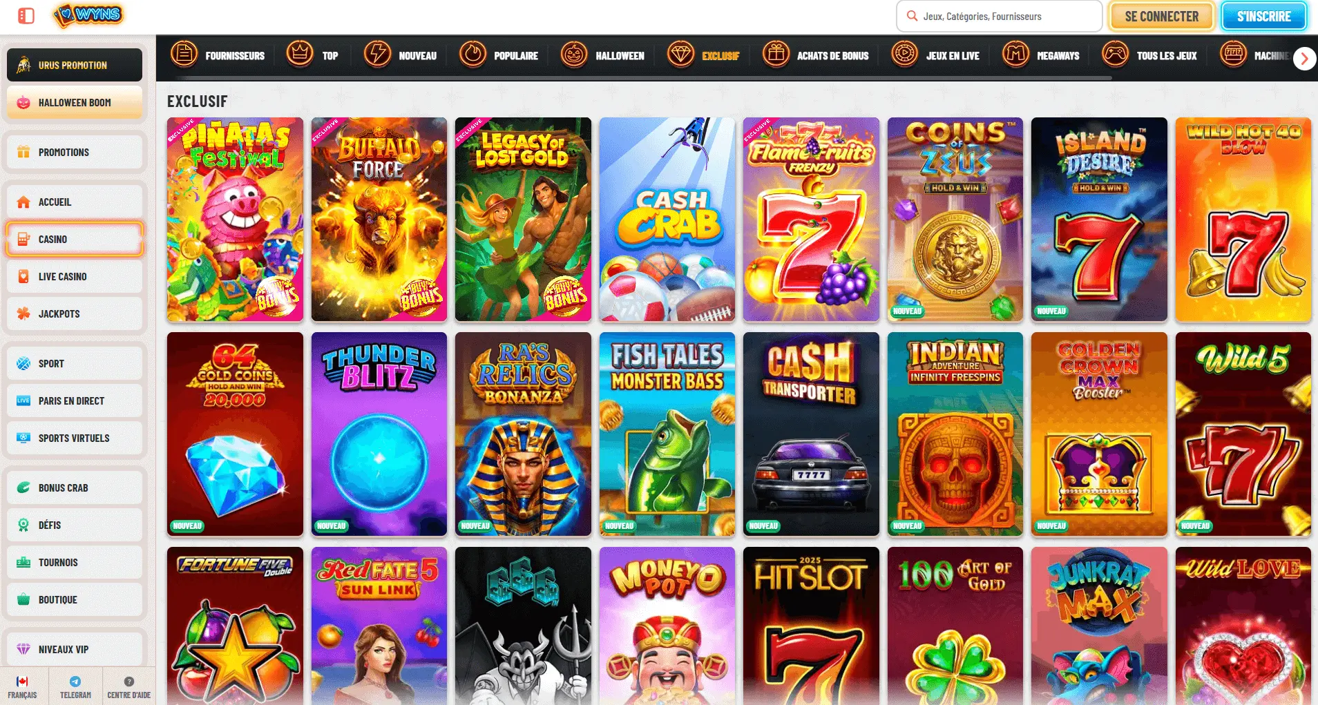 Wyns - exclusif games