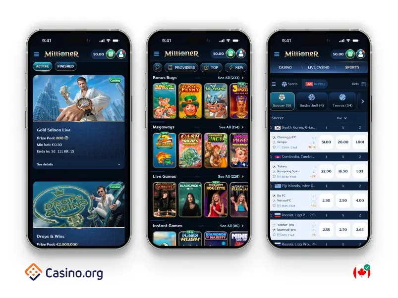Millioner casino CA