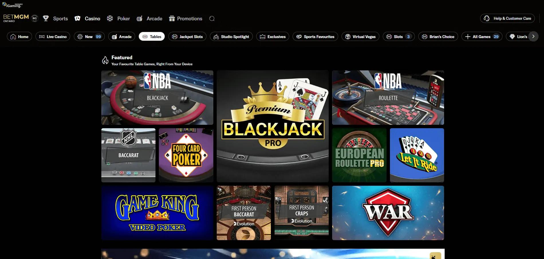 BetMGM Ontario Casino table games.png