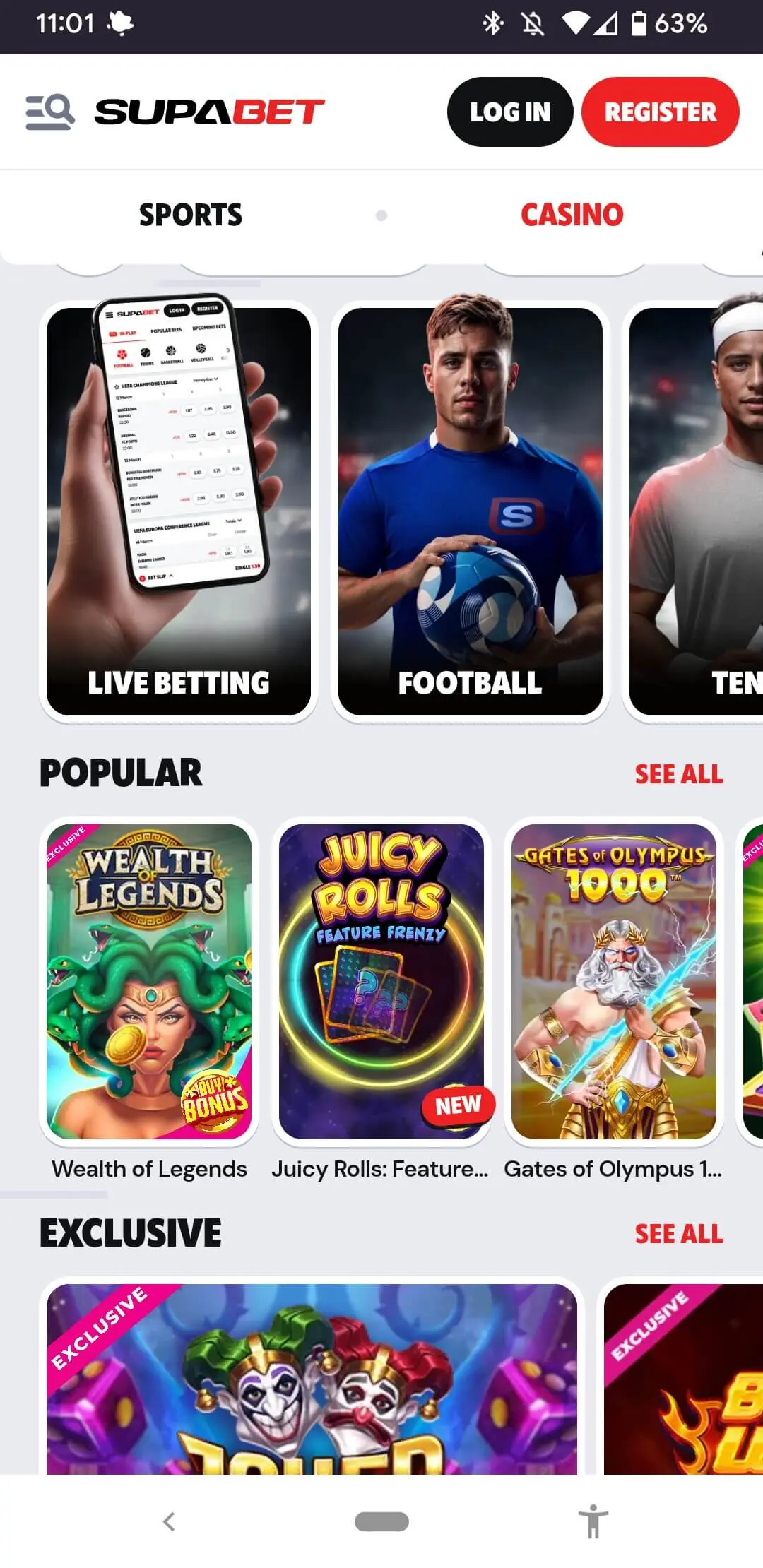Supabet sports mobile