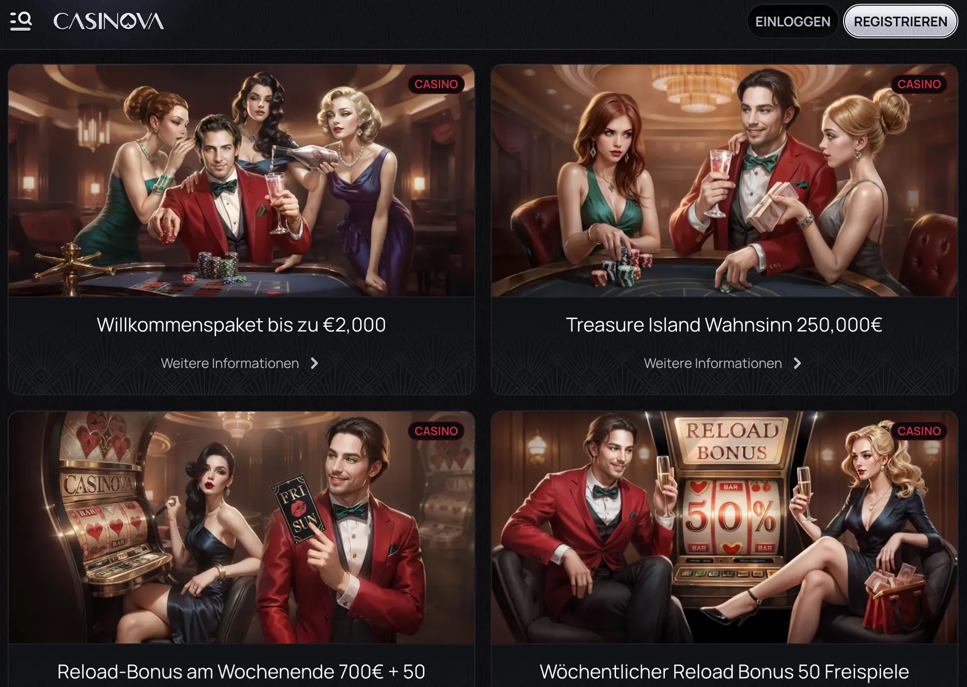Casinova screenshot 2