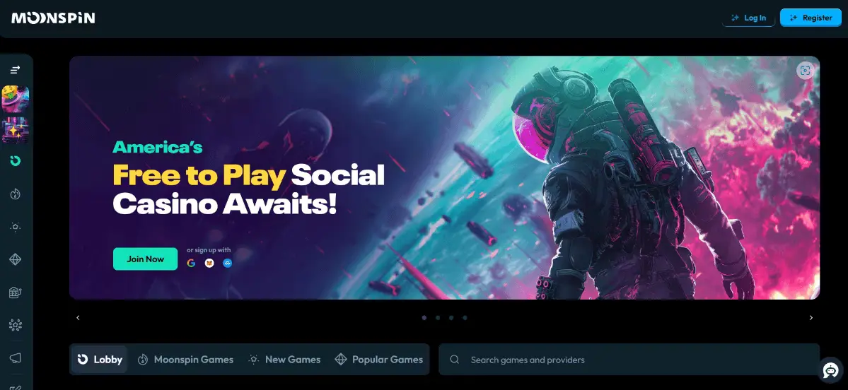 Moonspin lobby