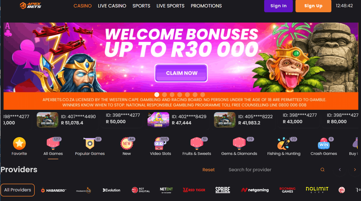 Apex Bets ZA Placeholder image