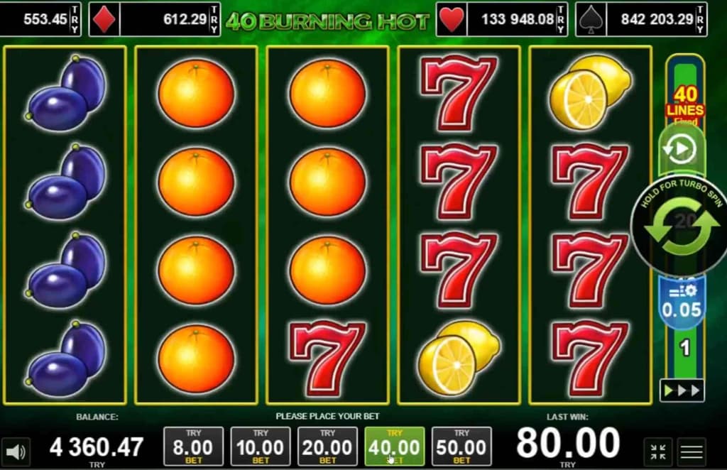 40 Burning Hot screenshot 1 container background