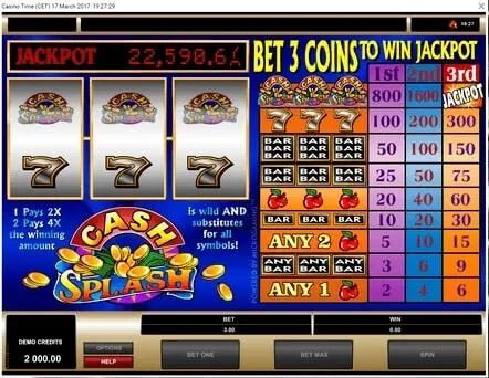 Screenshot of Cash splash Gameplay Thumbnail