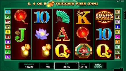 Lucky zodiac Screenshot - betspin Thumbnail