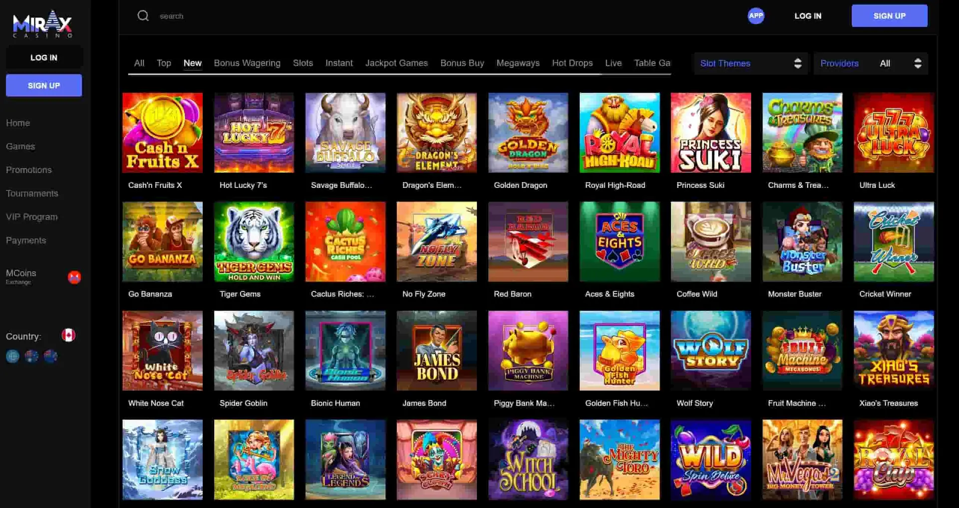 Mirax Casino Slots