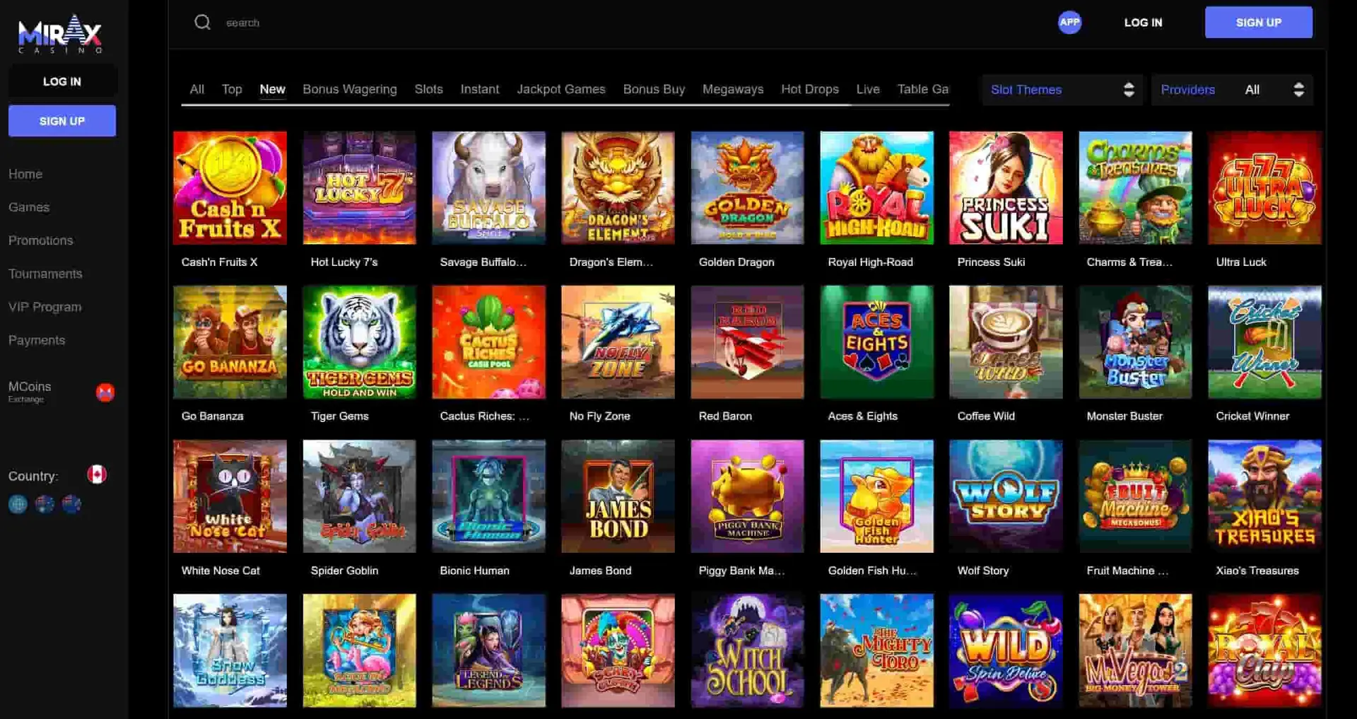 Mirax Casino Slots