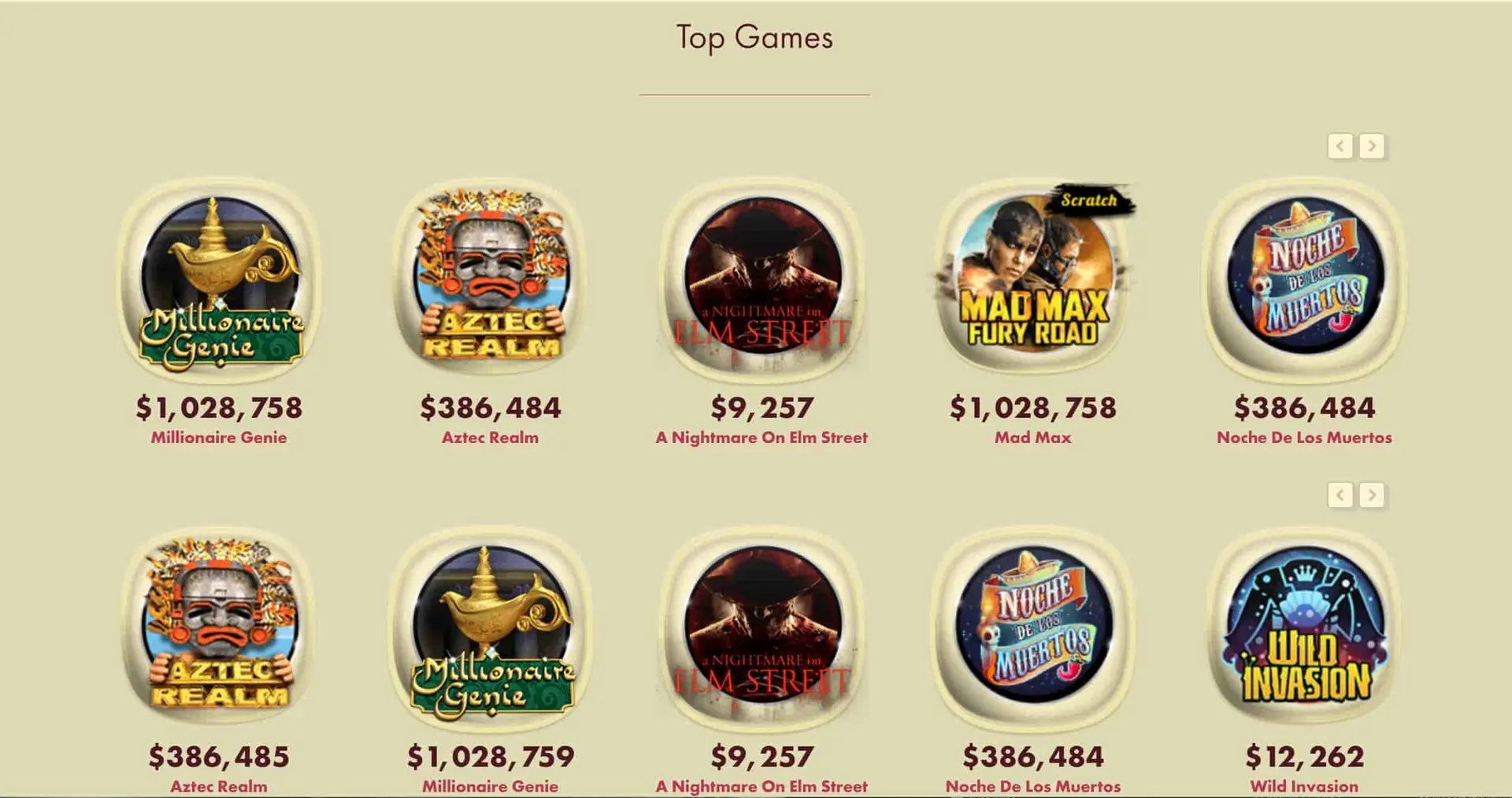 777 Casino games