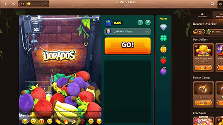 dorados claw machine