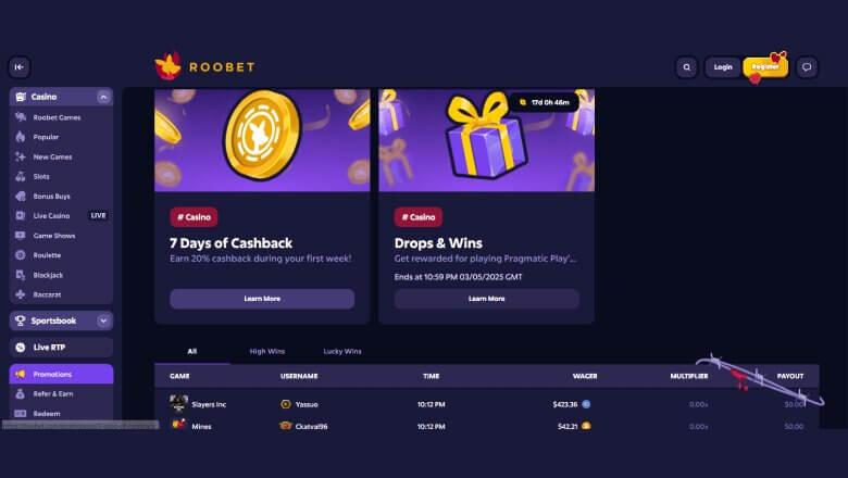 Roobet promotions