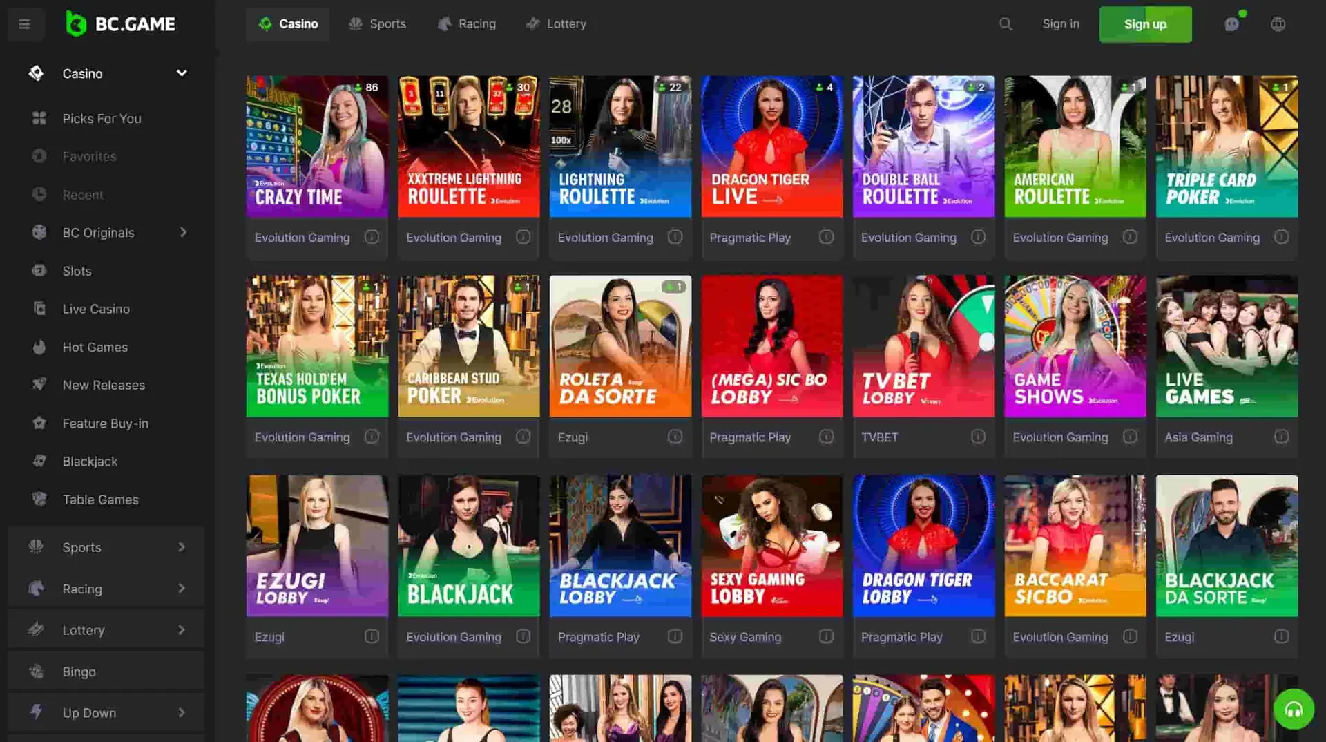 BC Game live casino.jpg